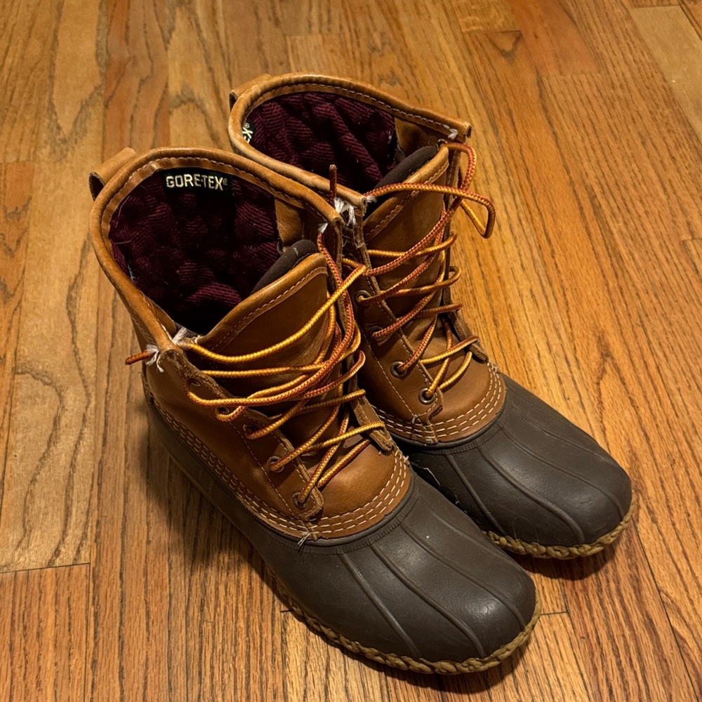 L.L. Bean Boots - Leather and Rubber Duck Boots
